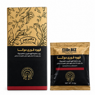 قهوه موکا با قارچ گانودرما بسته ۲۰ عددی